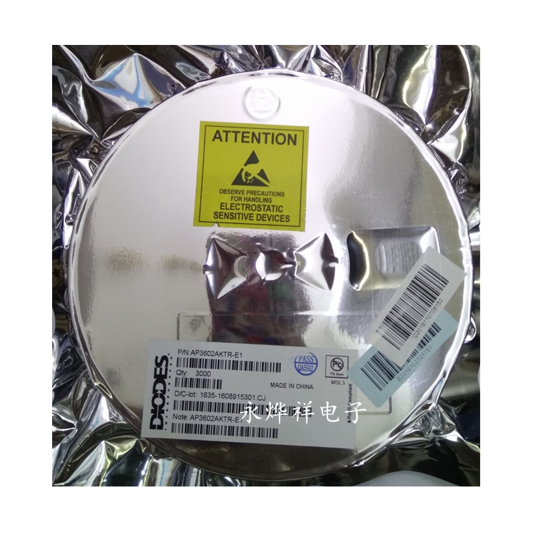 Original spot AP3602AKTR-E1 DIODES AP3602 SOT23-6 screen printing E7T sample 1 yuan