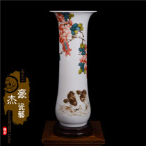 Jingdezhen ceramic vase pure hand-painted modern Chinese living room home fashion creative new house decoration ornaments