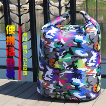 Thickened fish bag Portable multi-function folding Qiankun bag Live fish bag Portable waterproof fish protection bag Special fish bag