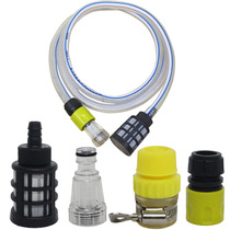 Portable car washing machine inlet pipe hose cleaning machine outlet copper quick-connect filter filter universal joint