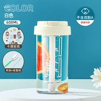 Белая импортная термостойкая наклейка, щеточка, 600 мл, защита при падении