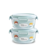 Коробка для консервации студентов может быть микроволновой печи нагревательную ланч -коробку с круглой поясной чаш