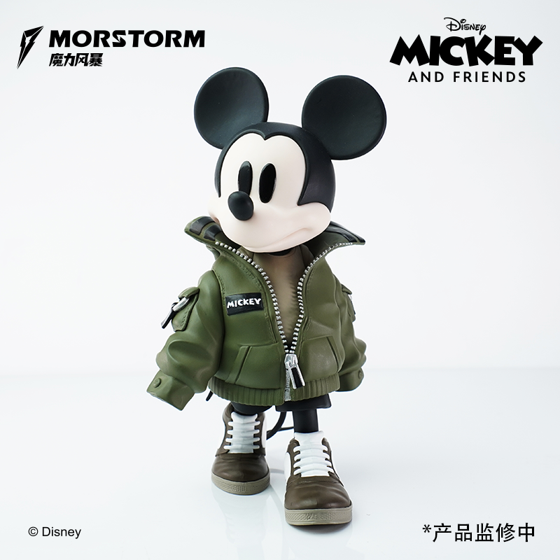 me：　Disney English ✨新品 MORSTORM ART TOYS Disney Mickey Mouse Toy・Trendy Over Coat H 15cm