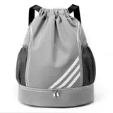 Мешочек, вместительный и большой водонепроницаемый баскетбольный рюкзак, футбольное снаряжение для тренировок, сумка для обуви, сумка-органайзер, спортивная сумка, на шнурках