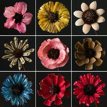 Dried flowers diy material handmade flowers Nordic air-dried small bouquets natural living room decoration ornaments real flowers dried flowers
