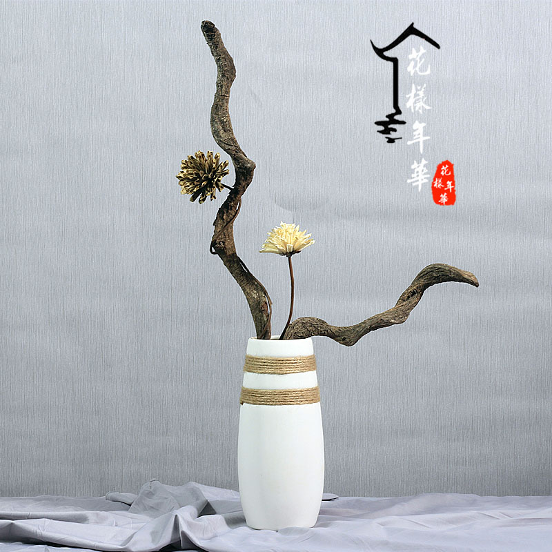 Dried flower bouquet decoration decoration Nordic Zen jewelry Shooting props Dried branch vase set combination