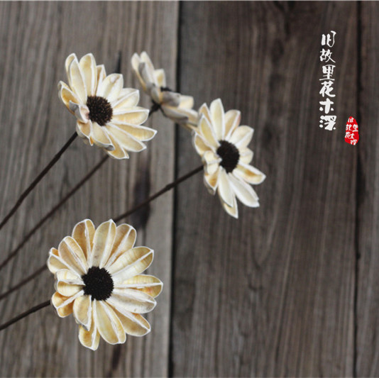 (Sunflower) Fields Garden Nature Decoration Flowers Yongsheng Flowers Home Furnishing Art Dry Flowers Sunflower Shooting Props