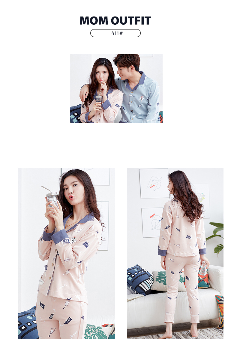 Pyjama mixte en Coton à manches longues - Ref 3006002 Image 24