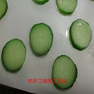 2021 new children photography props simulation round cucumber slices model vegetable model food model accessories
