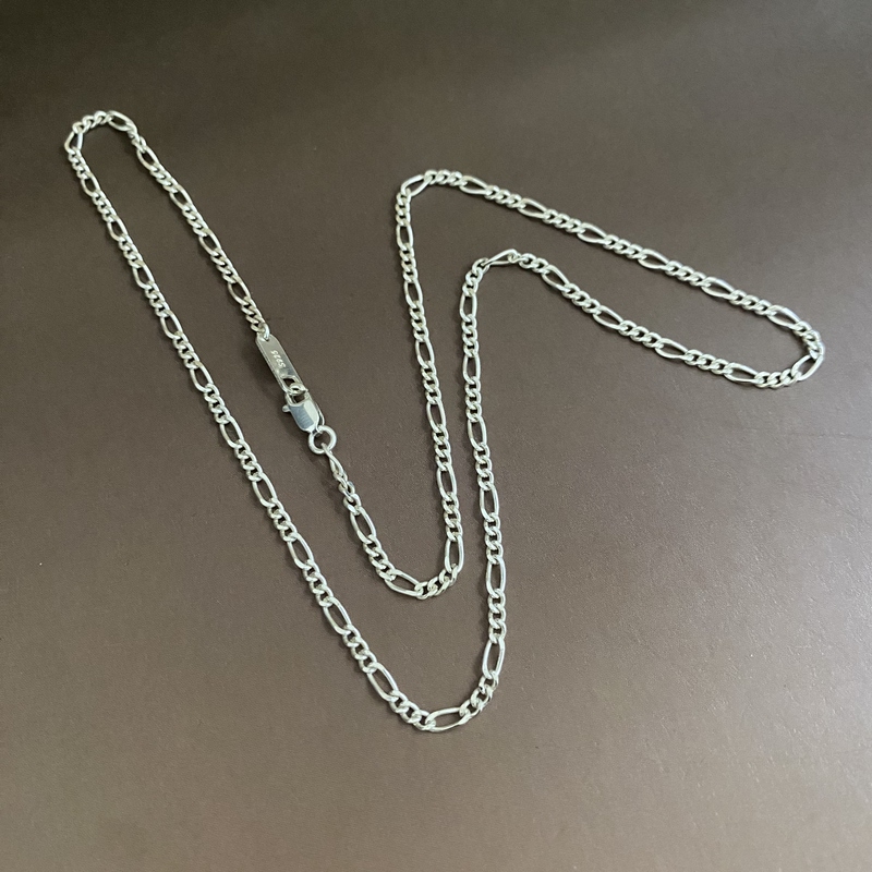925 Sterling Silver Necklace for Men and Women, Cuban Link Chain, Plain Chain, Basic Chain 925 Sterling Silver Necklace for Men and Women, Cuban Link Chain, Plain Chain, Basic Chain