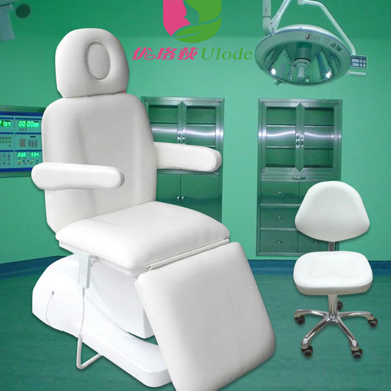 Electric beauty bed lifting folding and folding multifunctional tattooed tattooed beauty salon special high-end physiotherapy microplastic injection bed