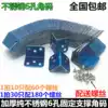 Thickened pure stainless steel six holes fixed support angle code fixed desk wardrobe 90 degree angle code connection accessories