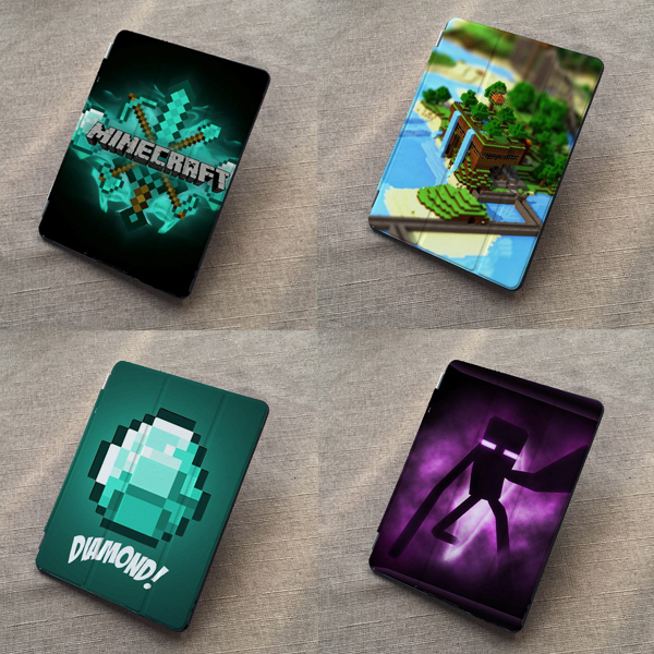 Suitable for Minecraft 2021 Ipad10.2Mini5/6 Protective Case 10.5Air3/4 Case Pro11 Inch 9.72022 Model 10.9inch Air4/5 Tablet Case