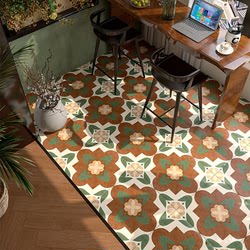 French Style Retro Balcony Bathroom Tile Nanyang Style Kitchen Wall Tile Bed & Breakfast 400 Small Tile Floor Tile Tile