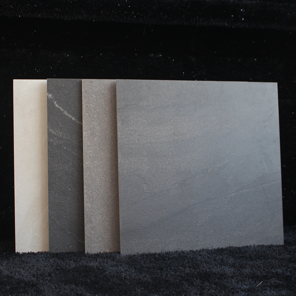 Sandstone whole body tile 600x600 living room antique brick cement ash powder room non-slip floor tile industrial style interior wall