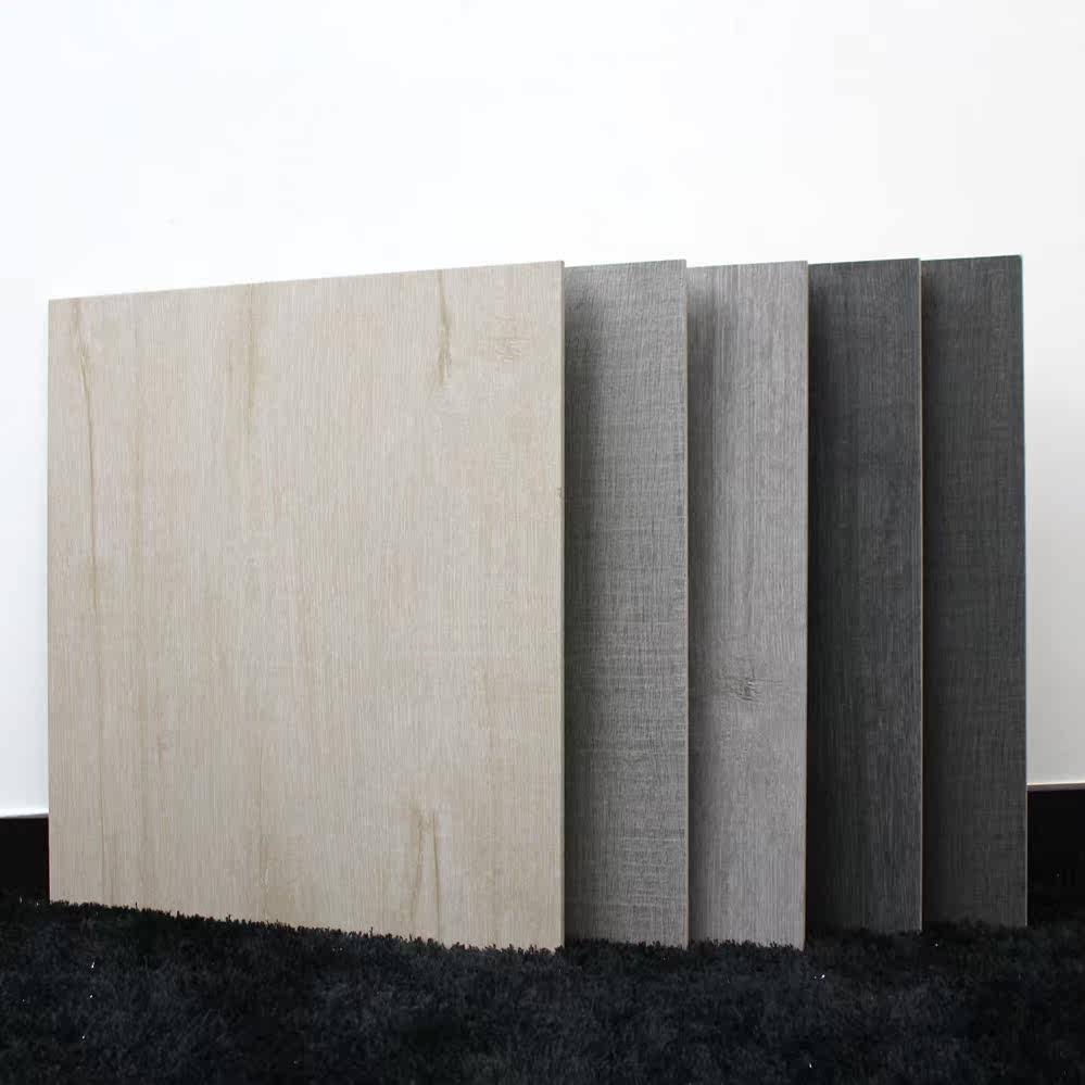 Grey wood grain imitation ancient brick 600x600 guest dining room Bedroom anti-slip floor brick matt magnetic brick imitation real wood grain