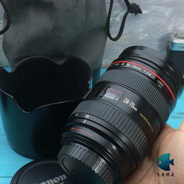 98 New Canon 24-70 2 8 L USM Secondhand Lens Large Triplet Zoom Portrait lens Red Circle L Head
