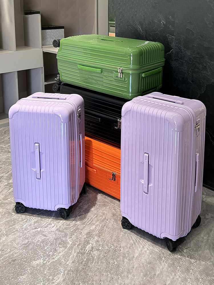 Fashionable Purple Suitcase for Women 28inch Sturdy and Durable Suitcase with Large Capacity for Students Password-Protected Trolley Case for Men