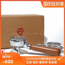 Spot Italian original lelit Italian coffee machine double mouth E61 bottomless handle walnut solid wood handle