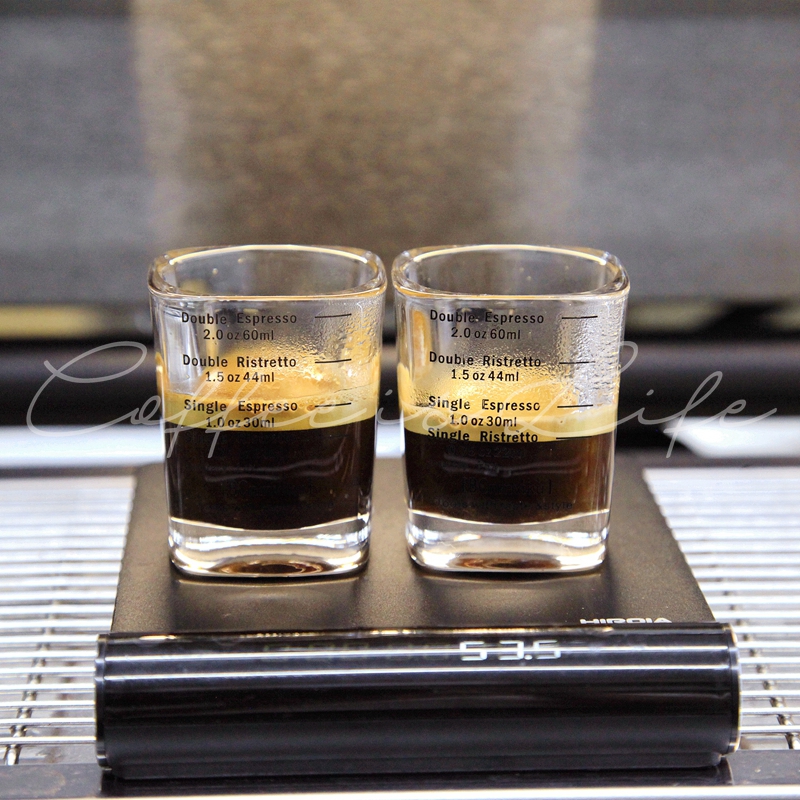 Spot BCnmviku thickened glass coffee cup single product espresso cup ounce cup scale measuring cup 60ml