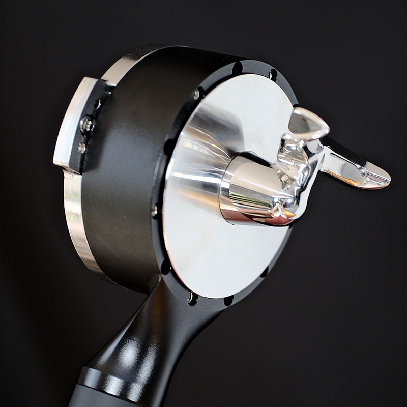 Mischief V2 Bottomless Flat Coffee Machine Handle with Deformable Horn and Double Spout for Espresso