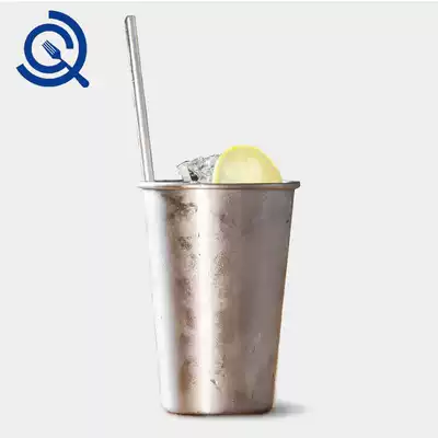 (Cool creative tableware) American dining room stainless steel 304 cold drink water Cup Lemon cola jelly coffee cup