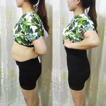 Postpartum body Shard split belly set tie suit shackle pants shaping waist support chest lift belt body body bosom Shang
