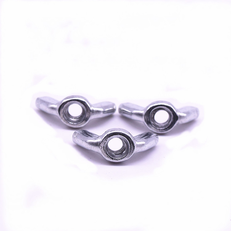 Xingwan promotion iron galvanized butterfly nut Disc nut Ingot screw cap Hand-screwed sheep horn nut