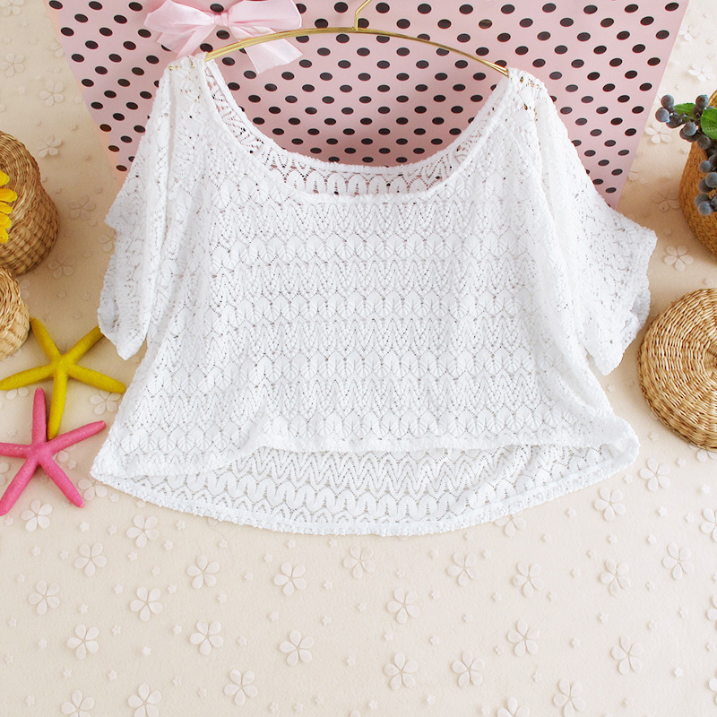 Swimsuit Jacket Bikini blouse Seaside vacation Lace mesh outer cardigan Beach sunscreen sweater sweater