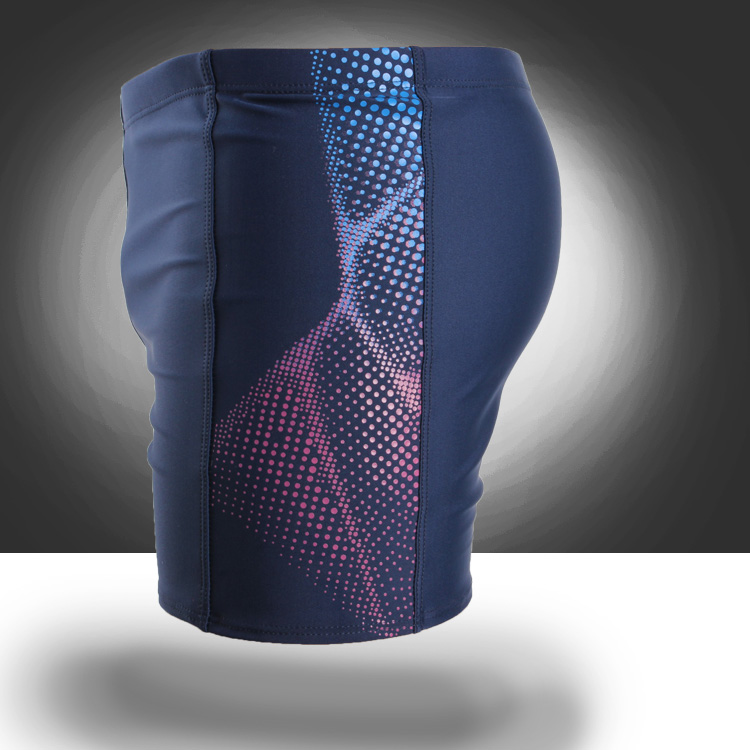 Quần bơi nam Qi Cai Bei Quần short nam giới Sexy Quần eo thấp Quần bơi mùa xuân nóng bỏng Boxer Áo tắm XL quần bơi nam lửng