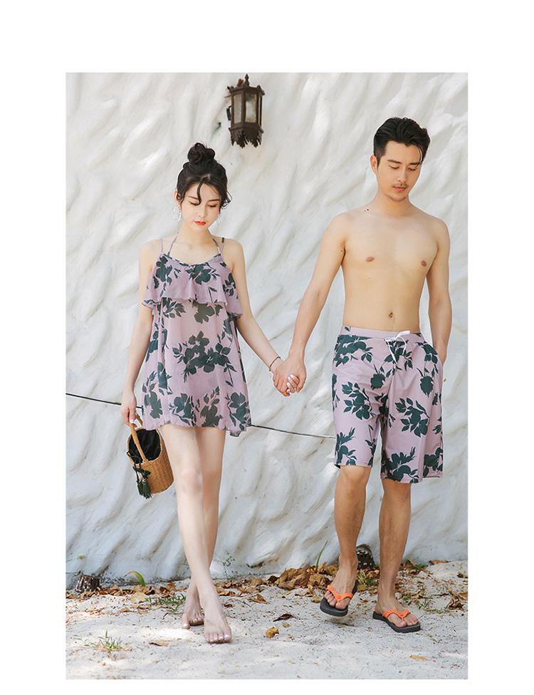 Cặp đôi đồ bơi nữ váy bikini ba mảnh áo ngực nhỏ tập hợp thép tấm che bụng người yêu mùa xuân áo tắm 	đồ đôi đi biển big size