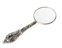 Portable high-definition magnifying glass for old people reading a newspaper reading a student learning a magnifying glass hand-held simple and practical