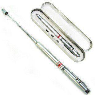 Teaching presentation Instruction Stretching Teach Whip Pen Ball Pen Laser Pen White Light Red Light Multifunction Stretch 45 cm