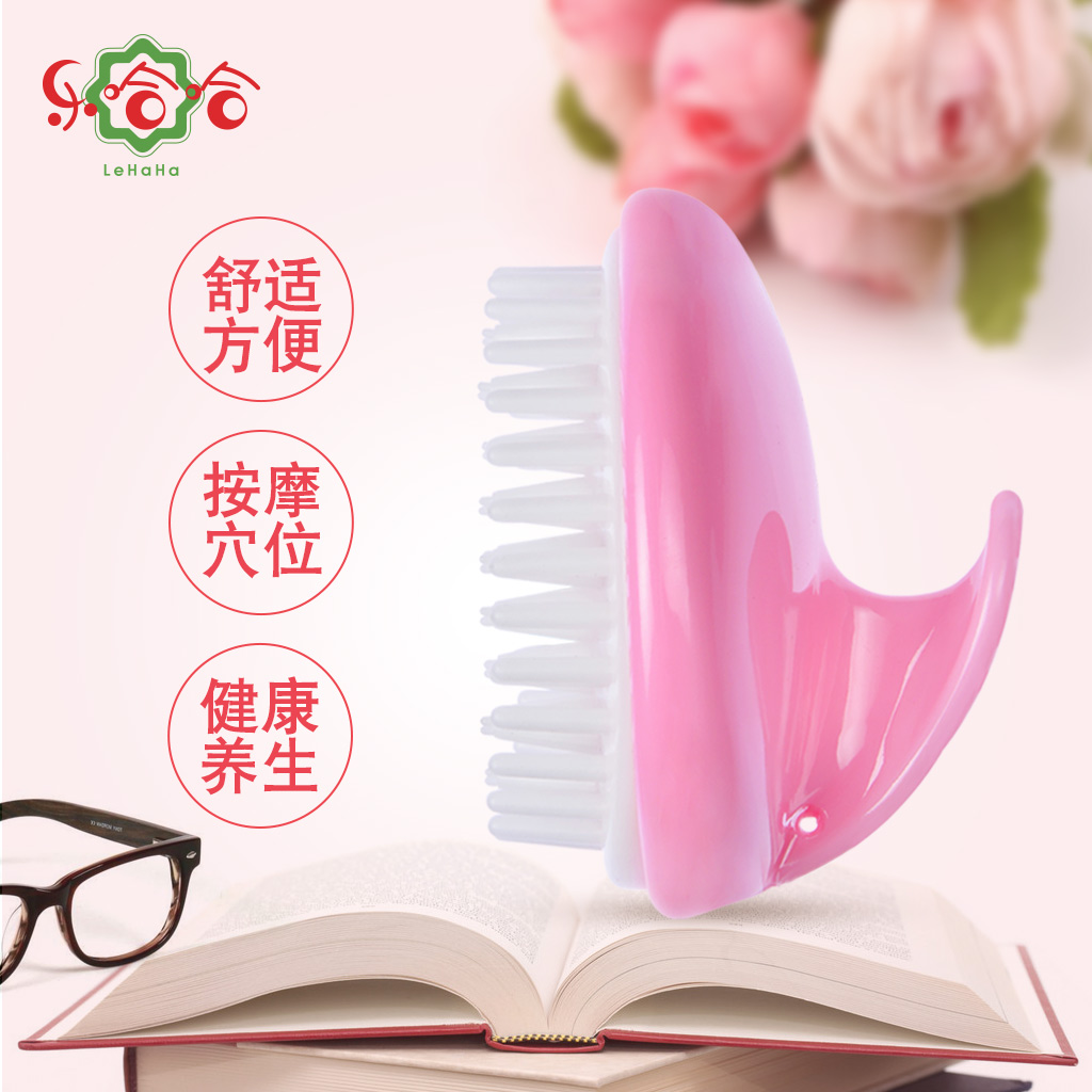 Lehaha head therapy brush body brush meridian brush head and legs through meridian brush belly body brush leg artifact