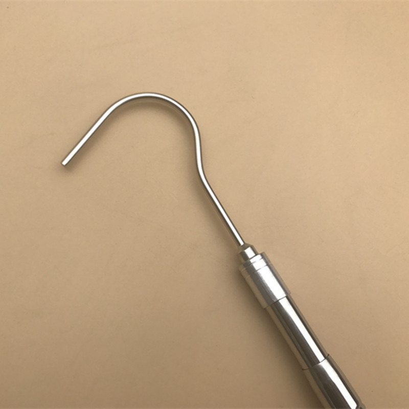 Model C Stainless Steel Single Hook Without Sharp Edges 2m6m 10m Embossed Telescopic Rod Thickened Fishing Net Pole with 8mm Curved Hook Model C Stainless Steel Single Hook Without Sharp Edges 2m6m 10m Embossed Telescopic Rod Thickened Fishing Net Pole with 8mm Curved Hook