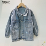 Весенняя джинсовая детская куртка для мальчиков, подходит для подростков