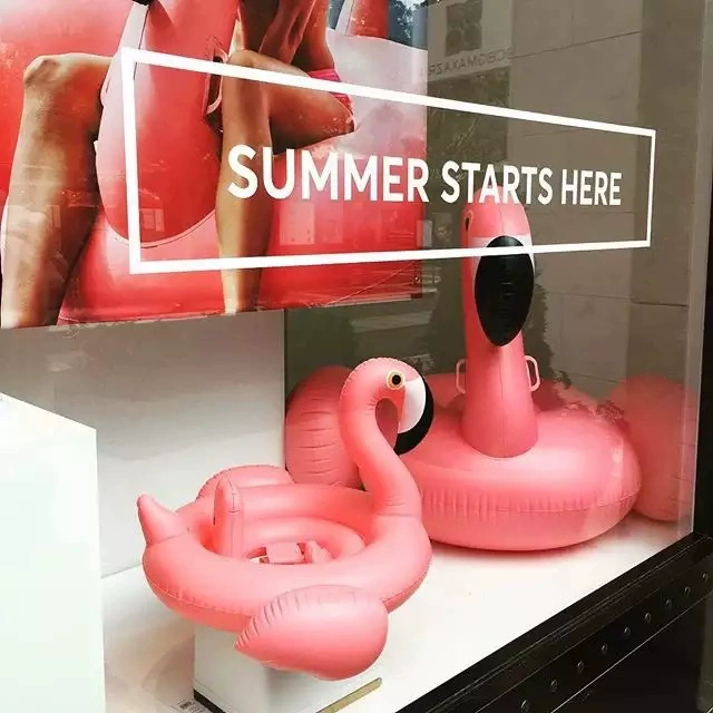 Trẻ em bơi vòng bé ngồi flamingo cô gái ngồi vòng tròn thiên nga cậu bé bơi vòng dày lên 0-5 tuổi phao cổ