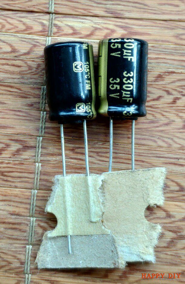 Panasonic FM series is superior to FC Gold Character HF Low Resistance Capacitor 330UF35V