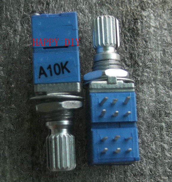 Set-made Taiwan-funded quality 09 Type Audio 4 United balanced potentiometers 10KA* 4 error small quality good