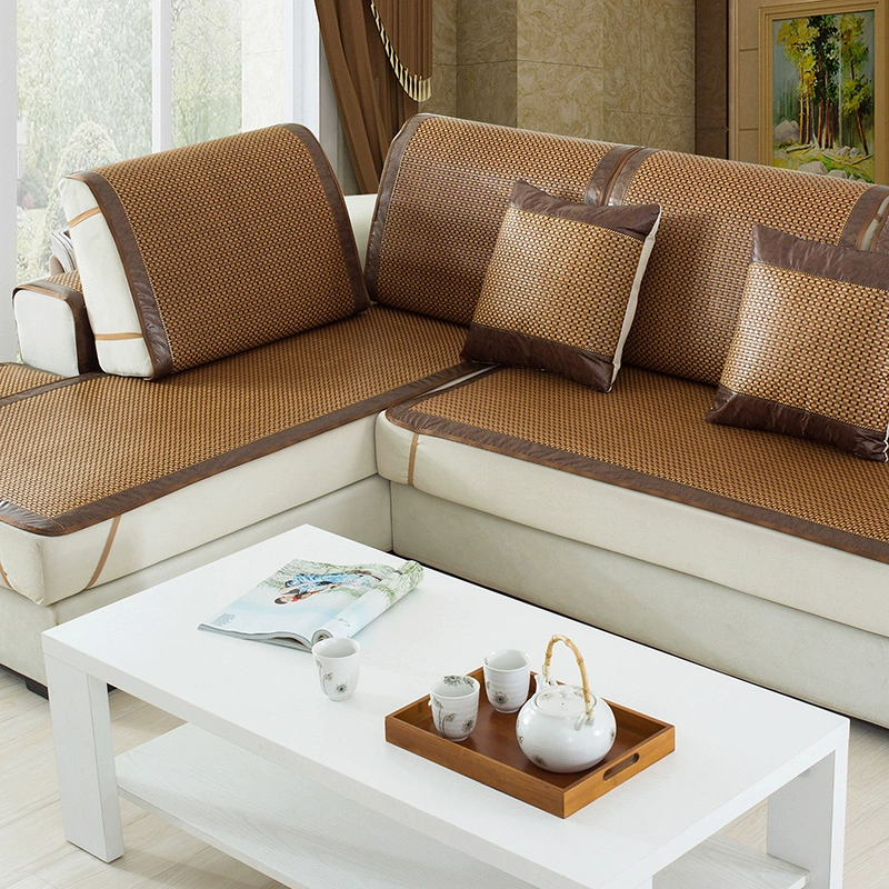 Mùa hè băng lụa mat mây mat đệm đệm mùa hè vải chống trượt sofa da mat mat tùy chỉnh - Ghế đệm / đệm Sofa