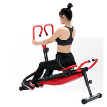 Silent hydraulic rowing machine rowing machine with fitness equipment folded and closed the abdomen