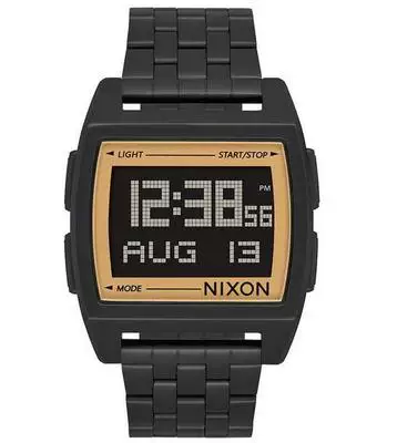 Американская покупка наручных часов Nixon мужские цифровые квадратные местный тиран золотые кварцевые часы A1107-502