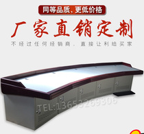 Curved splicing console luxury 19-inch six-link five-link four-link three-link double-link monitoring console