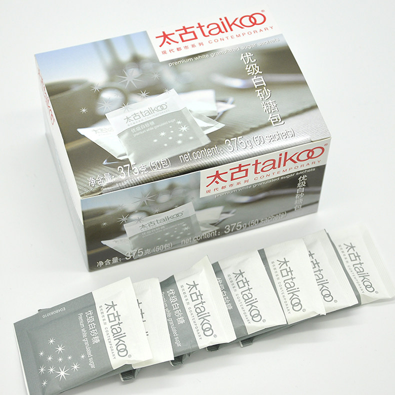 Taikoo Taikoo Excellent Grade White Sugar Bag White Sugar Coffee Blend Sugar Good Mate 7 5g * 50 Packs Boxed