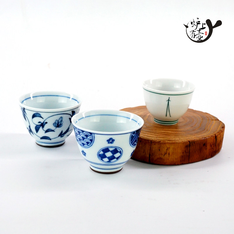 Japan imported ceramic Meifeng made tea cup master cup female tea cup personal kung fu small tea cup single pack