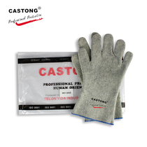 CASTONG Carston welding gloves GKKK35-33 high temperature resistant gloves electric welding 300 degree heat insulation gloves