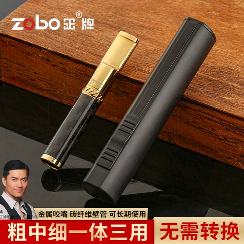 Zobo -положительный держатель сигарет, фильтр подлинный мужской циркулирующий тип может быть очищен в толстую среднюю мелкую ветвь, трехцелевое дымовое тату