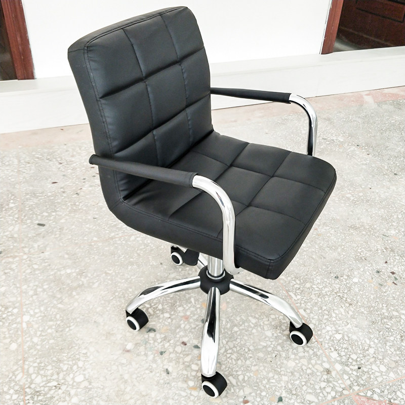 Modern minimalist Eurostyle bar Counters Silver Foreground Chair High Foot Backrest Lift Chair Makeup Beauty Beauty Medecor Swivel Chair