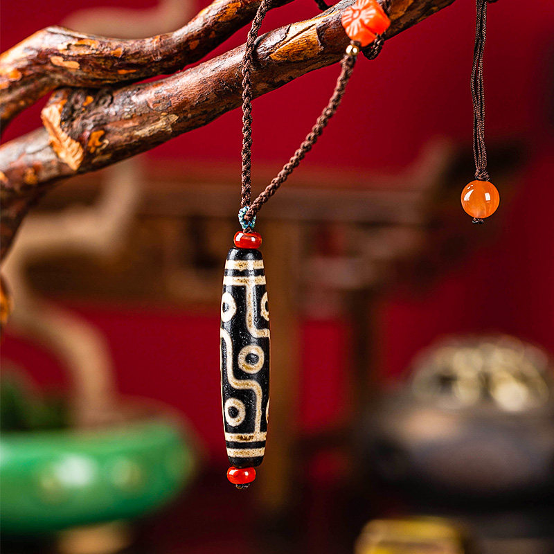 Natural to pure pearl necklace Men's and women's sweater chain Simple temperament net red Tibetan jewelry Literary New Year gift