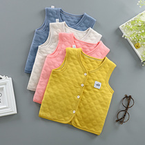 Childrens padded vest Autumn and winter thickened cotton baby warm vest Baby pony clip boy and girl waistcoat